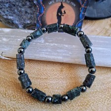 Seraphinite And Hematite