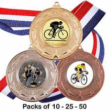 Cycling Medals & Ribbons, Bike
