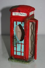 Aquarium Large Old London Telephone Box 9 x 7 x 17 cms Suitable For Aquariums