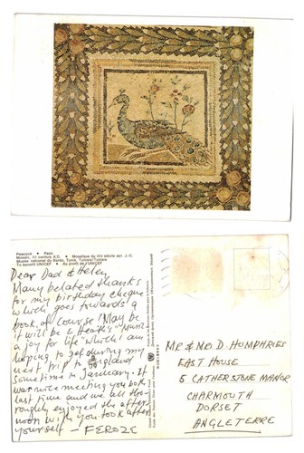 Vintage postcard roman - postcard,
