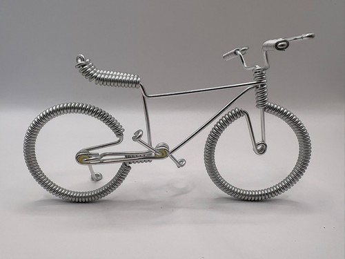 Handmade metal wire bicycle - metal,