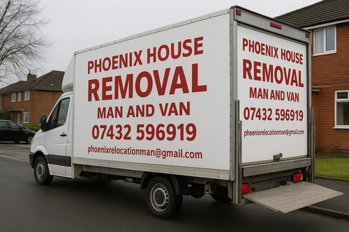 Man and van hire house - and,