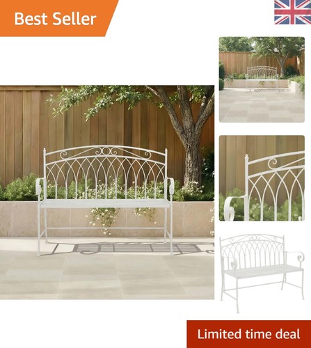 Wrought iron garden - iron, bench