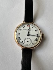 Vintage Fortnum and Mason Gold Wrist Watch c1930 Working and Keeps Good Time!
