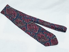 Burberry's Silk Tie Blue Red