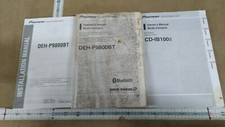 Deh-P9800bt Pioneer Manual