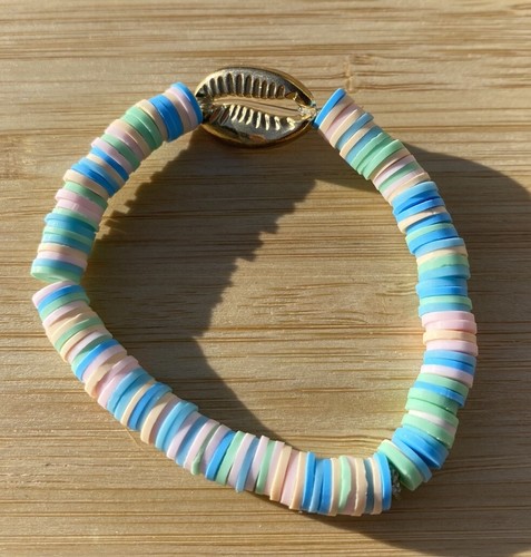 Stretchy clay bracelet multi - bracelet,
