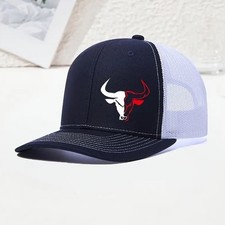 Baseball Cap with BULL HEAD