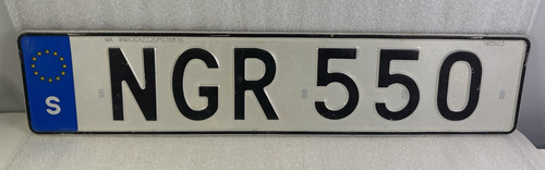 Sweden swedish number license - swedish,