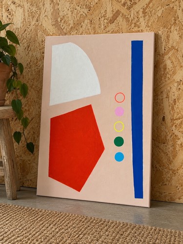 Original abstract geometric - original,