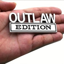 3D METAL OUTLAW EDITION Chrome