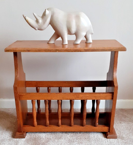 Vintage magazine rack side - magazine,