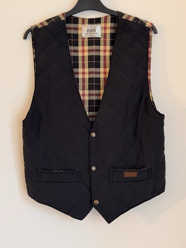 Vintage puffa quilted gilet - gilet,