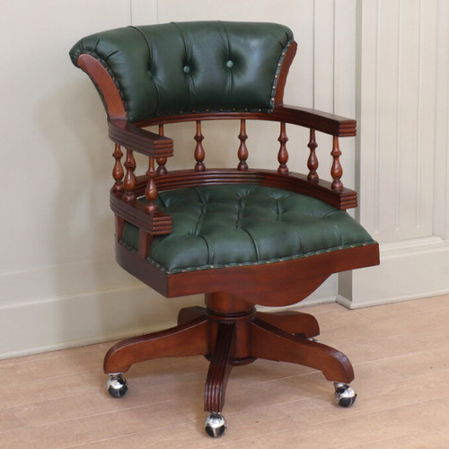 Leather captains chair - leather,