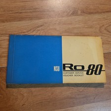 NSU Ro 80 Customer Service