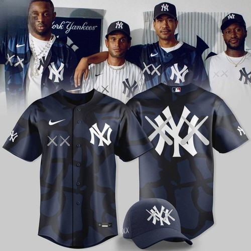 Yankees mlb kaws - yankees, x