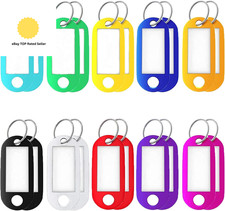 Key Tags with Labels Key Fobs