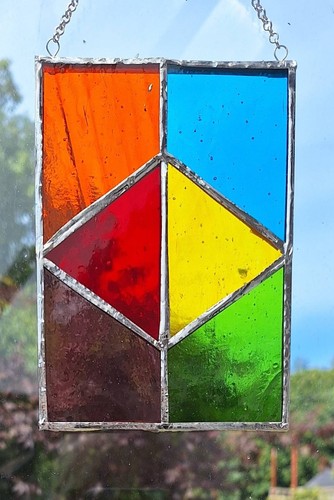 Stained glass panel - stained,