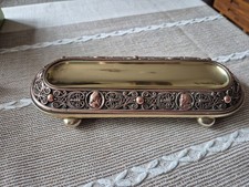Victorian Pen Tray. Brass &
