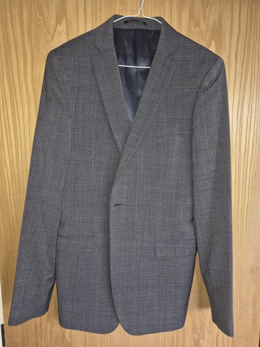 Lewin mens grey check suit - mens,
