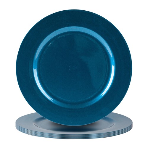 Metallic charger plates - metallic,