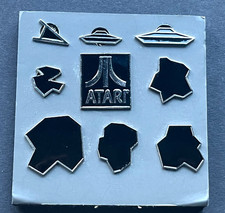 ATARI ASTEROIDS 9 x Piece Pin