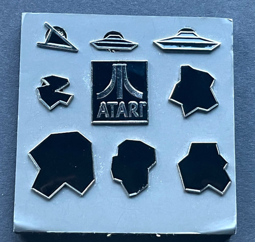 Atari asteroids piece pin - asteroids, x