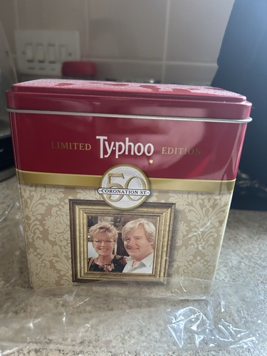 Vintage typhoo tin coronation - tin,