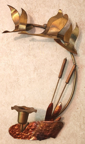 Vintage copper brass flying - copper,