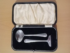 Vintage Boxed Spoon and Pusher