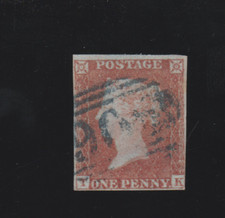 QV GB 1841 SG 8 1d Penny Red