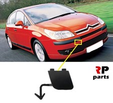 FOR CITROEN C4 2004 - 2008 NEW FRONT BUMPER TOW HOOK EYE COVER CAP PRIMED