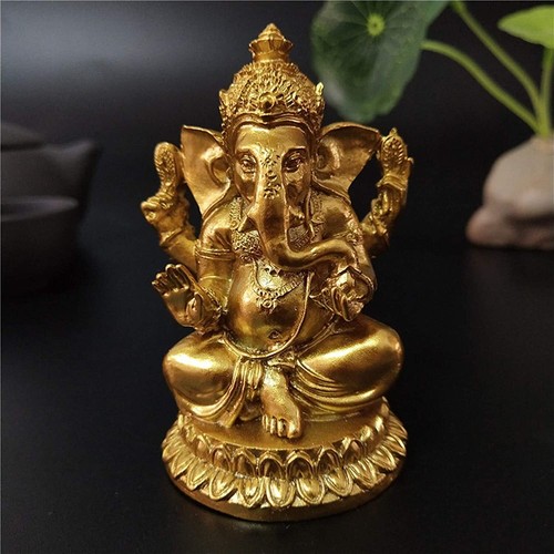 Gold lord ganesha - gold,