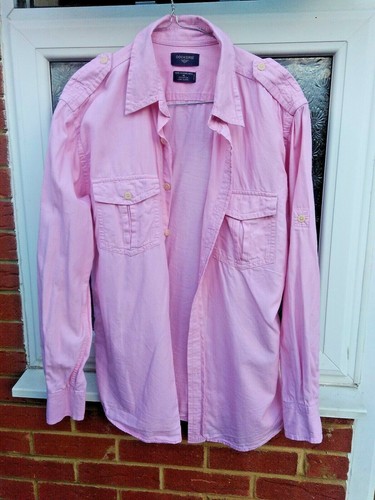 Dockers mens pilot shirt - shirt, pink