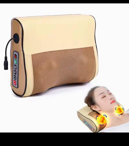 Heated vibrating neck support - heated,