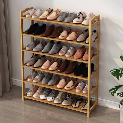 Tiers bamboo shoe rack - 4/5/6,