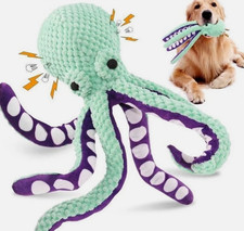 Dog pet plush octopus toy