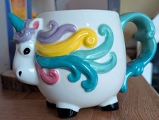 NEW UNICORN MUG 3D SHAPED