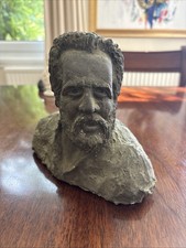 Expressive male bust sculpture - expressive,