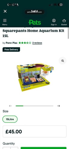 Spongebob home aquarium kit - at,