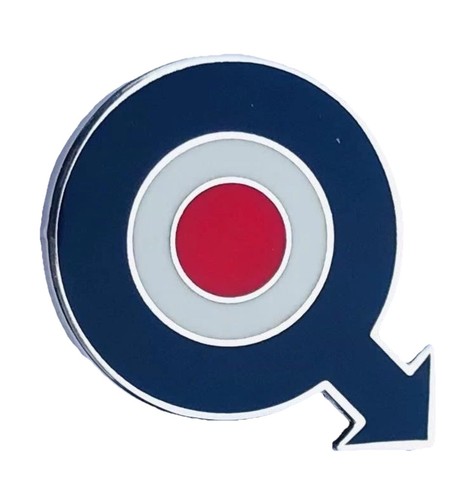 Fred perry mods pin badge - uk,