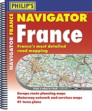 Philip's Navigator Road Atlas France: (Spiral binding) - Philip's Maps