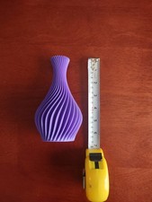 Purple Vase 3D Printed