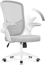 Ergonomic Office Chair, Desk Chair with 90° Folding Armrests Unique Lumbar GREY