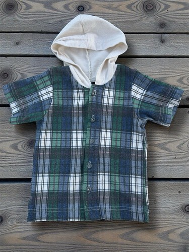 Vintage plaid hooded - vintage, 90’s