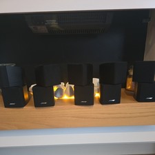Bose Lifestyle/Acoustimass dual cube speakers X 5 Excellent condition 