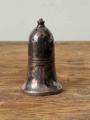 Vintage bell shaped silver - bell,