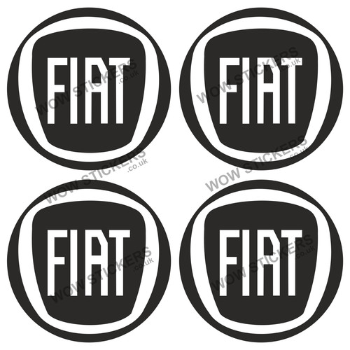 Fiat stickers decal - stickers, 75x75mm