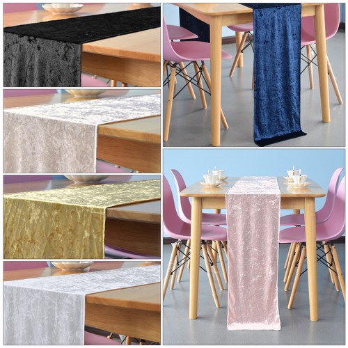 Velvet table runner wedding - velvet,