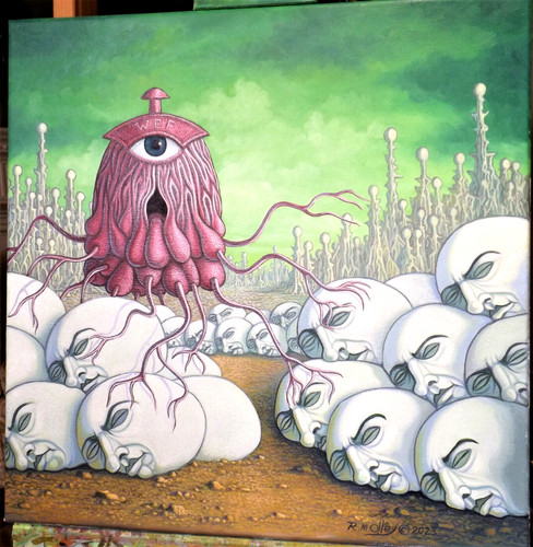 Small original surreal scene - original,